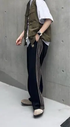 JIEDA ジエダ 5 STRIPE JERSEY PANTS サイズ１