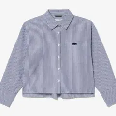 【本日限定値下げ】Lacoste ストライプ クロップドシャツ 長袖