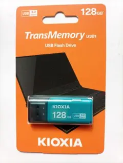 匿名配送／旧東芝・キオクシアＵＳＢメモリ高速１２８ＧＢＸ１青色