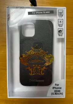 新品未使用未開封：Orobianco iPhone12 mini レザーケース黒