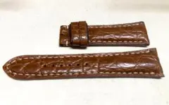 150.BREITLING クロコダイル×ラバー手縫い 24mm-20mm