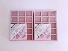 DAISO　ダイソー　アクセサリートレイ　2点セット　ピンク ①