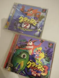 クラッシュ・バンディクー2・3セット PS1ソフト