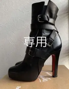 ルブタン ミドルブーツ サイズ38 ヒール先替付き