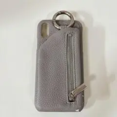 ajew iPhoneXR スマホケース グレー ユナイテッドアローズ