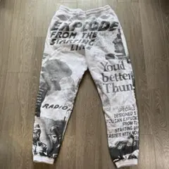 【新品】MSGM グラフィックプリント スウェットパンツ