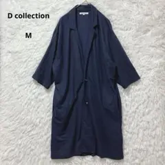 Dcollection コーディガン ネイビー メンズ M 薄手 ロング
