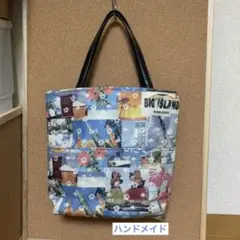 手作り　ハンドメイド　手提げ　ハンドバッグ　（小さめ）　No.3