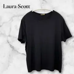 セール中 Laura Scott 【F】ブラック 半袖Tシャツ 大人の黒T