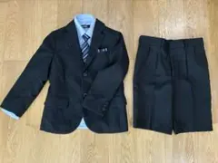 V.O.W.W. ブラックストライプスーツ 120