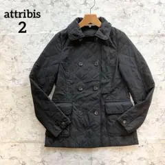 【attribis】 ロートレアモン キルティングジャケット 黒 ブラック