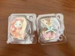 シルバニアファミリー　キラキラくじ　G賞　ラテネコ　キリン　赤ちゃん