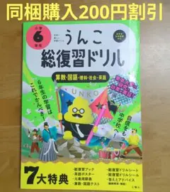 うんこ総復習ドリル 算数・国語・理科・社会・英語 小学6年生