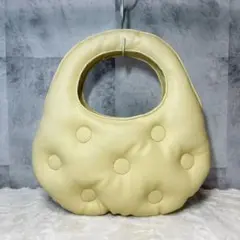 海外限定✨MAISON G ハンドバッグ glam slam 丸型 クリーム色