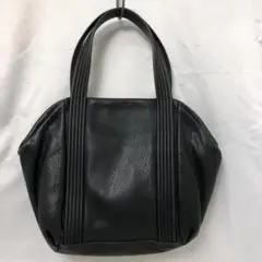 FRANCESCO BIASIA レザーハンドバッグ ブラック 8566