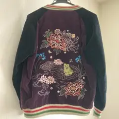 激レア　00s ちきりや 別珍スカジャン クジラうさぎ 紺 Ｌサイズ 男女兼用 楽天市場】ちきりや スカジャンの通販