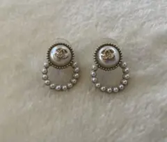 シャネル ピアス パール