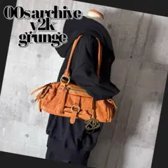 00s archive leather handbag gimmick y2k