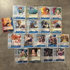 ワンピースカード　13弾　受け継がれる意志　青　R以下　4コン　赤青エース