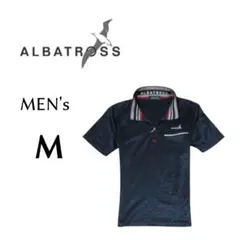 美品 メンズMサイズ ALBATROSS アルバトロス 半袖シャツ navy