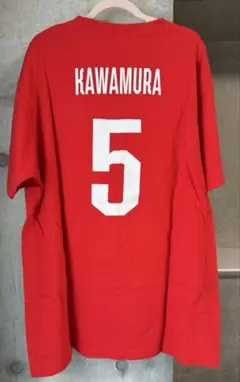 河村勇輝 AKATSUKI JAPAN Tシャツ Lサイズ 赤