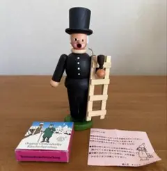 ドイツ　煙出し人形　煙突掃除屋　木製玩具
