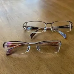 メンズメガネ(度入り) 2個セット