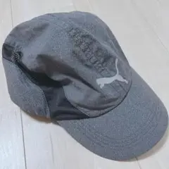 プーマ　PUMA 　メッシュパネル付きキャップ 　ブラックグレー　調整可