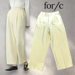 【未使用】for/c ストレスフリー きれいめパンツ L