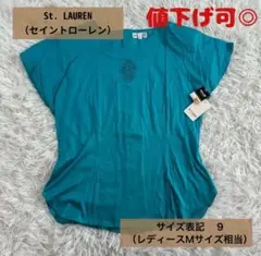 【古着美品】St. LAUREN（セイントローレン）刺繍デザイン半袖カットソー