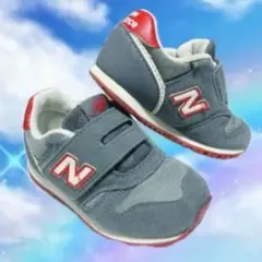 New Balance NB 574 14.5cm キッズ　グレー/レッド