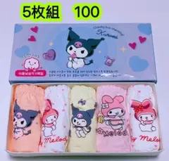 5枚組100 女の子ショーツ 可愛いパンツ 子供下着 キッズショーツ　第492号