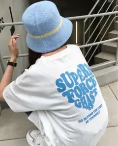 【美品】INGNI SUPERB FORCE GHAST Tシャツ　ブルー