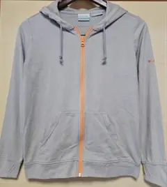Columbia コロンビア フルジップ パーカー グレー Sサイズ