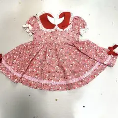 ハンドメイド 中古 いちご柄ワンピース