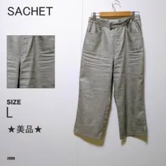 SACHET サシェ ストレートパンツ グレー 美品 レディース ボトムス
