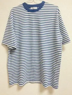 センスオブプレイス　ボーダーポンチTシャツ