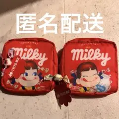 タイトー限定 ペコちゃん ミルキースクエアポーチ 2種セット