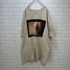 メアリー J ブライジ　Tシャツ　MJB 2XL アイボリー　プリント　R&B