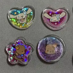 サンリオ　おはじきシールフレーク　シナモン&ポチャッコ