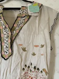 新品　フランシュリッペ 刺繍入りワンピース