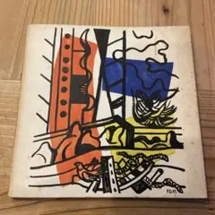 フェルナン・レジェ、抽象的コンポジション、希少画集画、新品額装付、状態良好 フェルナン・レジェ、抽象的コンポジション、希少画集画、新品