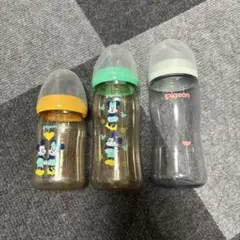 pigeon ミッキー 哺乳瓶 3本セット