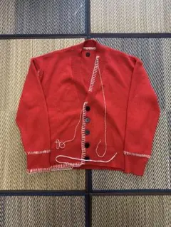 【OUAT】OFFICE CARDIGAN カーディガン 赤【SIZE:2】