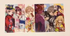 コミックキューン 10周年記念フェア 特典 クリア しおり 6種