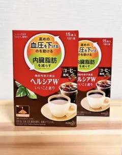 機能性表示食品 ヘルシアW いいこと巡り コーヒー風味 15本×2