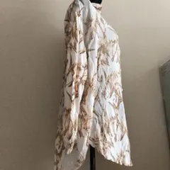 シャツ saint helena フラワー ロングワンピ
