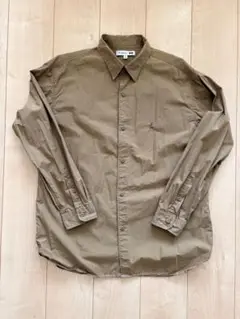 【ユニクロ×JWアンダーソン】オーバーサイズシャツ　カーキ　Lサイズ 長袖シャツ