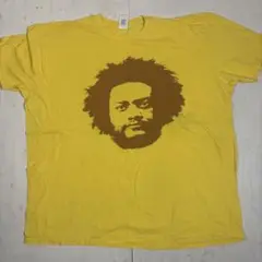 バンドTシャツ　KAMASI WASHINGTON イエロー　XLサイズ