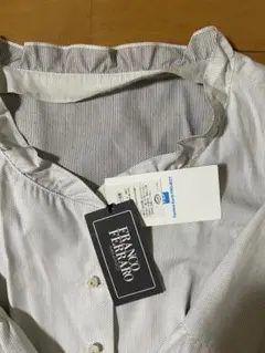 FRANCO FERRARO フリル襟シャツ